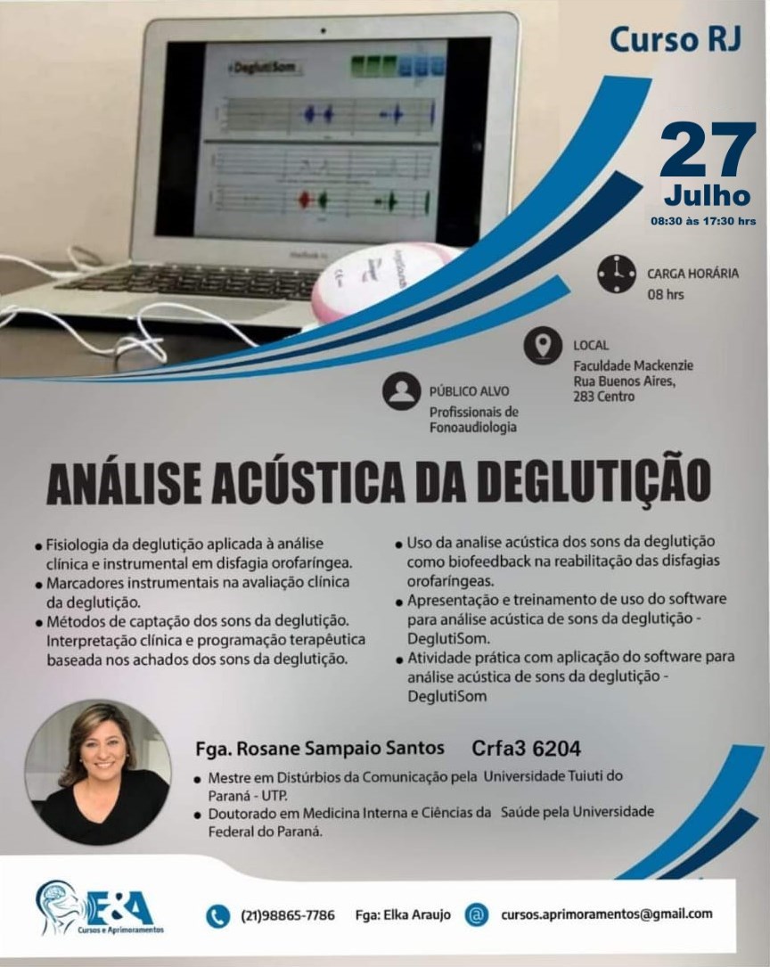 CursoRosaneRJa Curso no Rio de Janeiro, Julho 2019